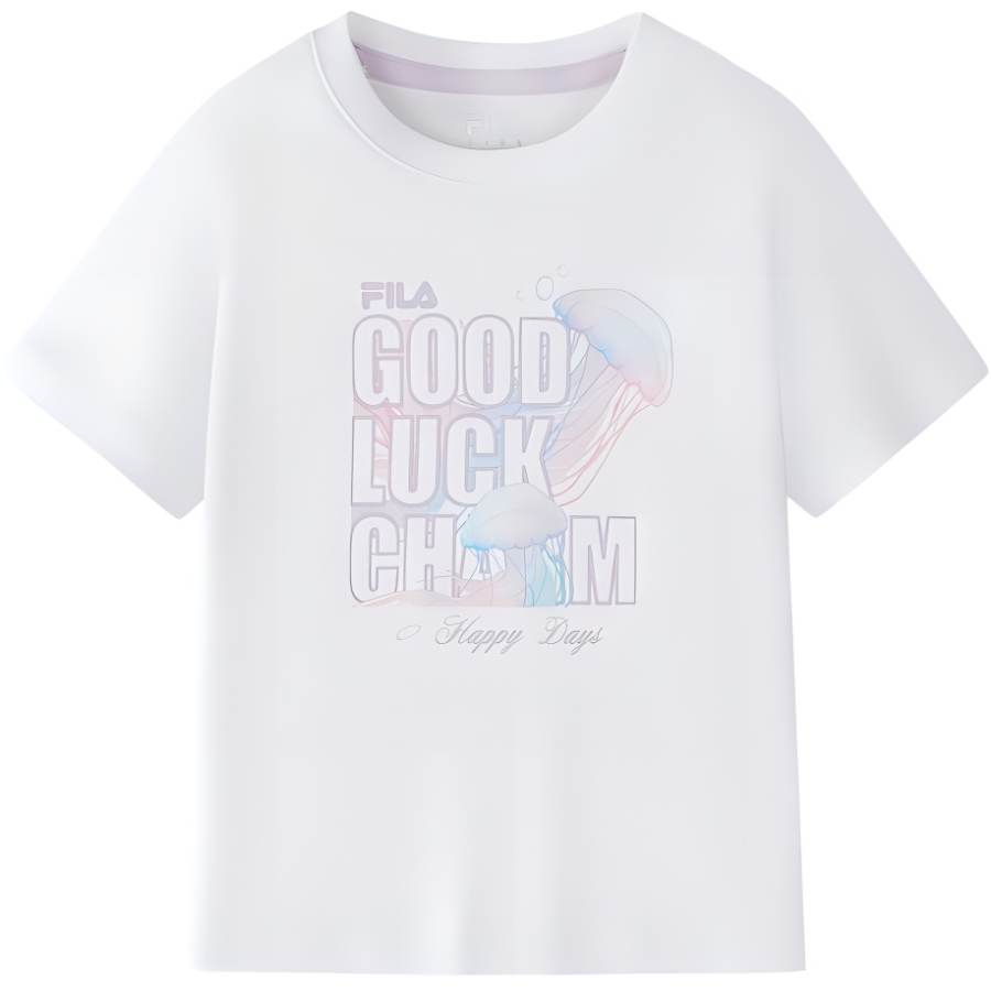 FILA KIDS T Shirt Standard White Children Aged 3 7 Years Old