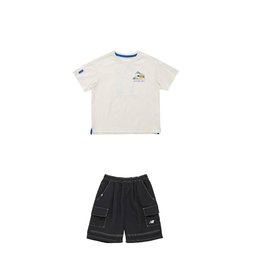 New Balance New Balance Casual Sportswear 2 Piece Set Butter Children Aged 3 7 Years Old