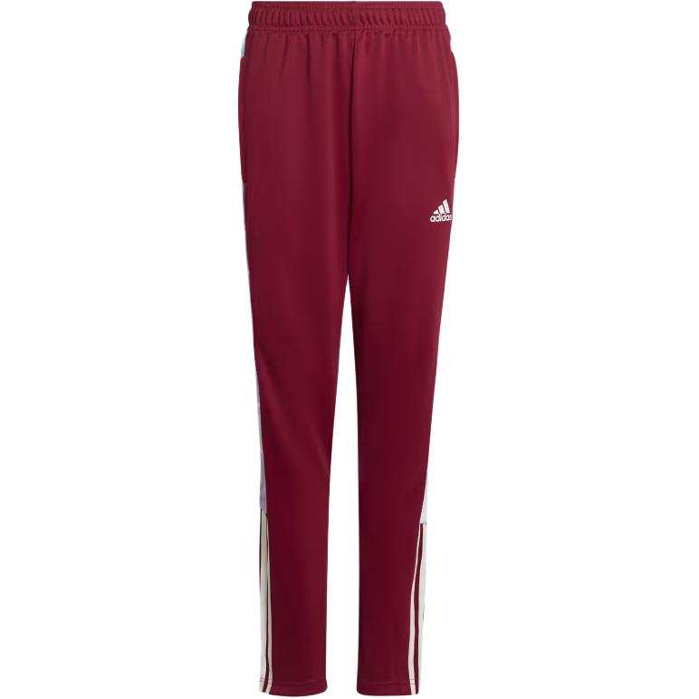 Adidas Adidas Full Length Pants Traditional Burgundy Red Teenagers