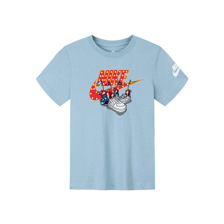 Nike Nike T Shirt Stratospheric Green Children Aged 3 7 Years Old