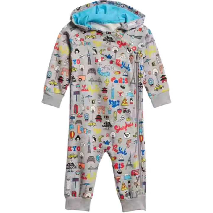 Adidas Adidas x CLEOFUS Jumpsuit Gray Infant And Toddler