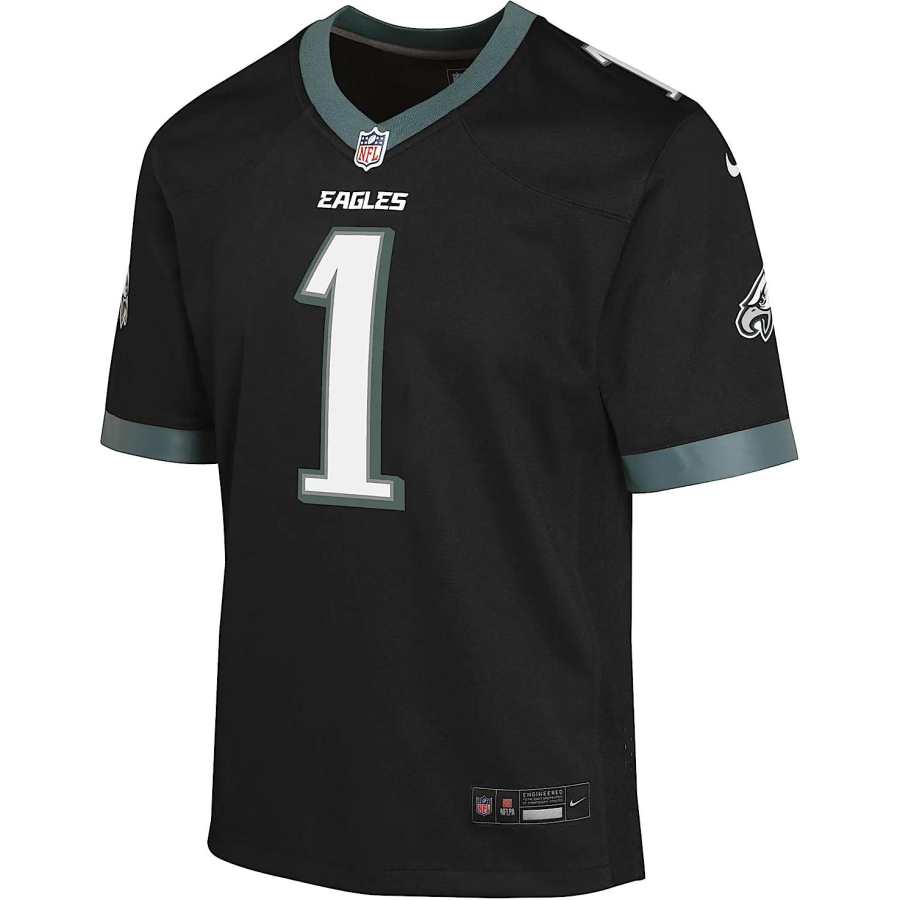 Nike Nike x NFL Dri Fit T Shirt Jalen Hurts Philadelphia Eagles Black Teenagers