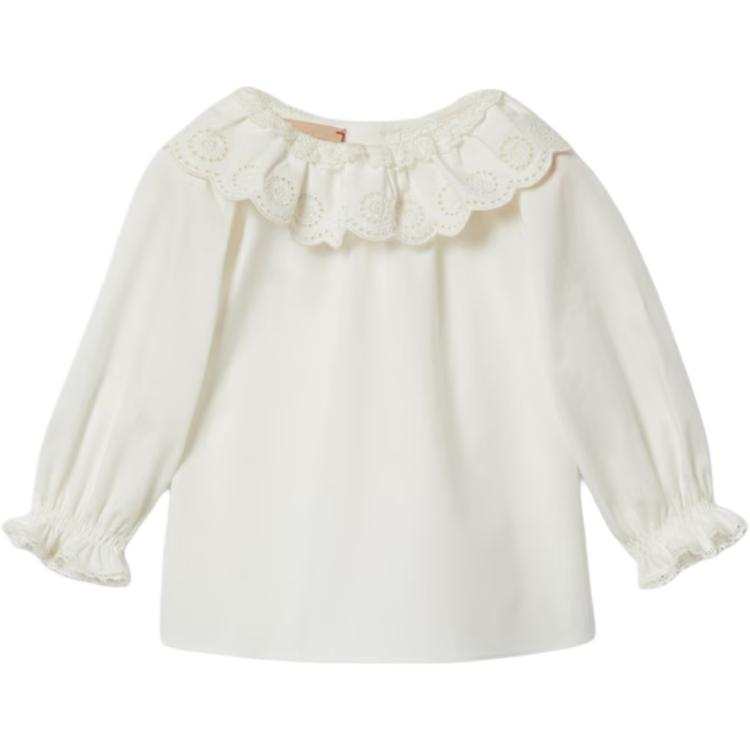 GUCCI Casual Shirt FW24 White Infant And Toddler