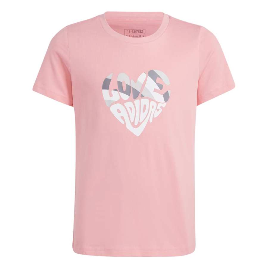 Adidas Adidas T Shirt Semi Pink Spark Teenagers
