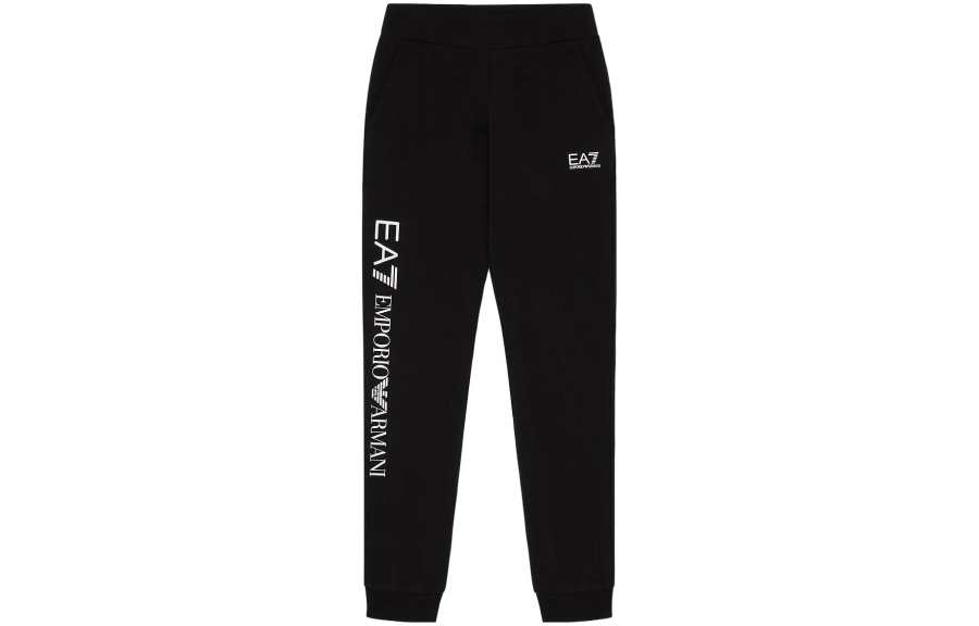EMPORIO ARMANI EA7 Knitted Sweatpants Kids' Black