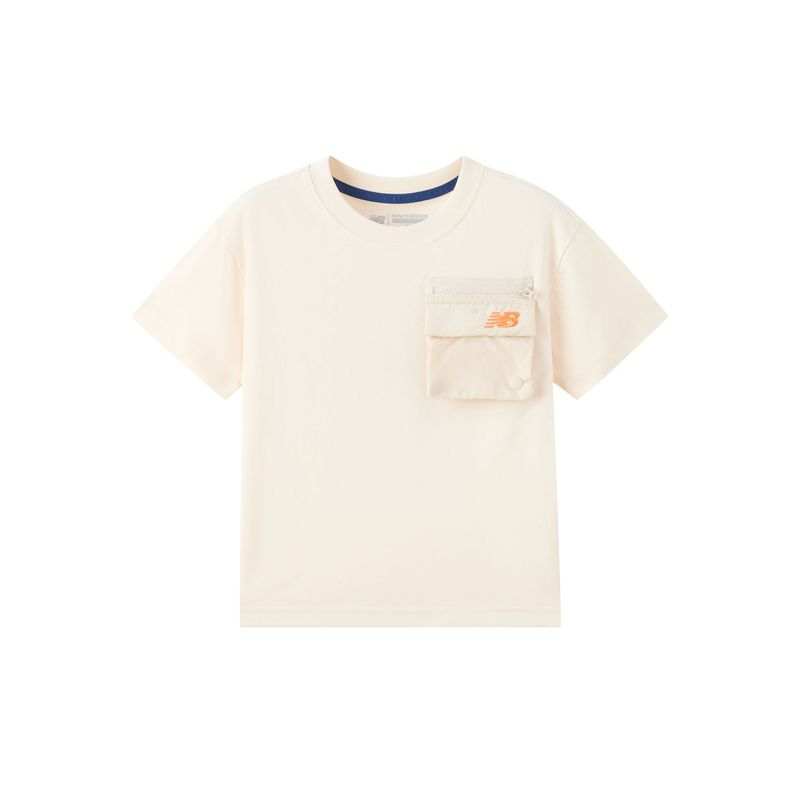 New Balance New Balance T Shirt Cream Children Aged 3 7 Years Old