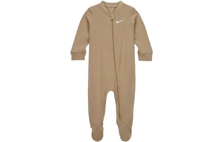 Nike Nike Jumpsuit Essentials Footed Coverall Khaki Infant And Toddler