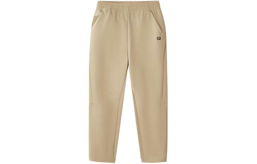 FILA KIDS Knitted Sweatpants Taupe Gray Kids'
