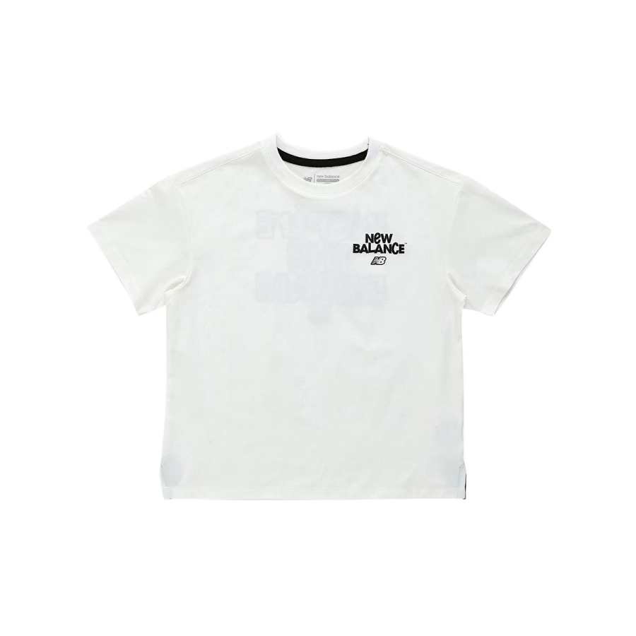 New Balance New Balance T Shirt Ivory White Children Aged 3 7 Years Old