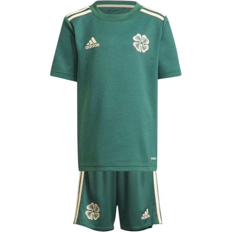 Adidas Adidas CELTIC FC 21/22 AWAY MINI KIT Casual Sportswear Green Kids'