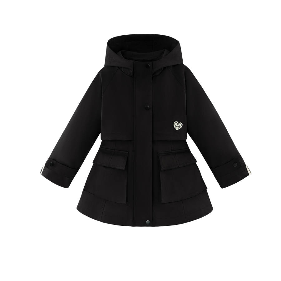 Disney Windbreaker Jacket Black Kids'