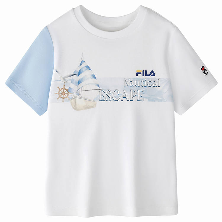 FILA KIDS T Shirt Standard White Children Aged 3 7 Years Old