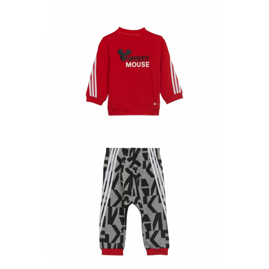 Adidas Adidas x Disney Kids Matching Sets Rose Red/White/Medium Heather Gray Infant And Toddler
