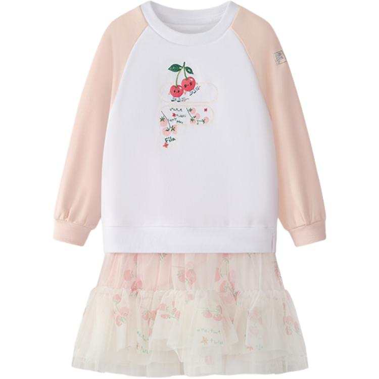 FILA KIDS Dress Light Orange Pink Children Aged 3 7 Years Old