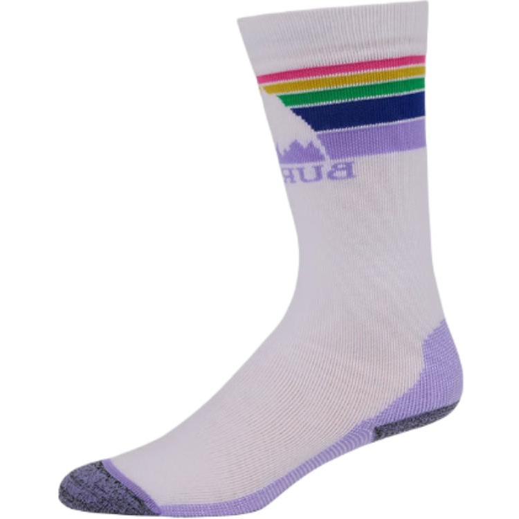 BURTON Socks 1 Pack White Purple Kids'