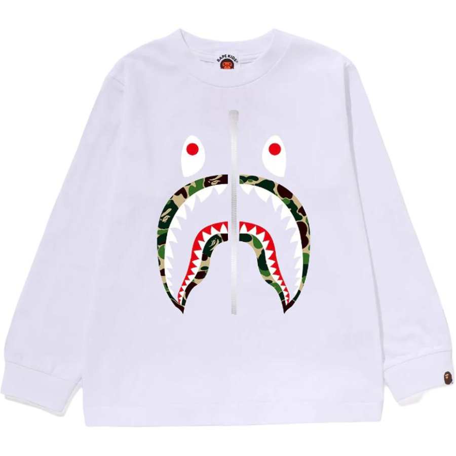 A BATHING APE Kids T Shirts Crew Neck Moderate