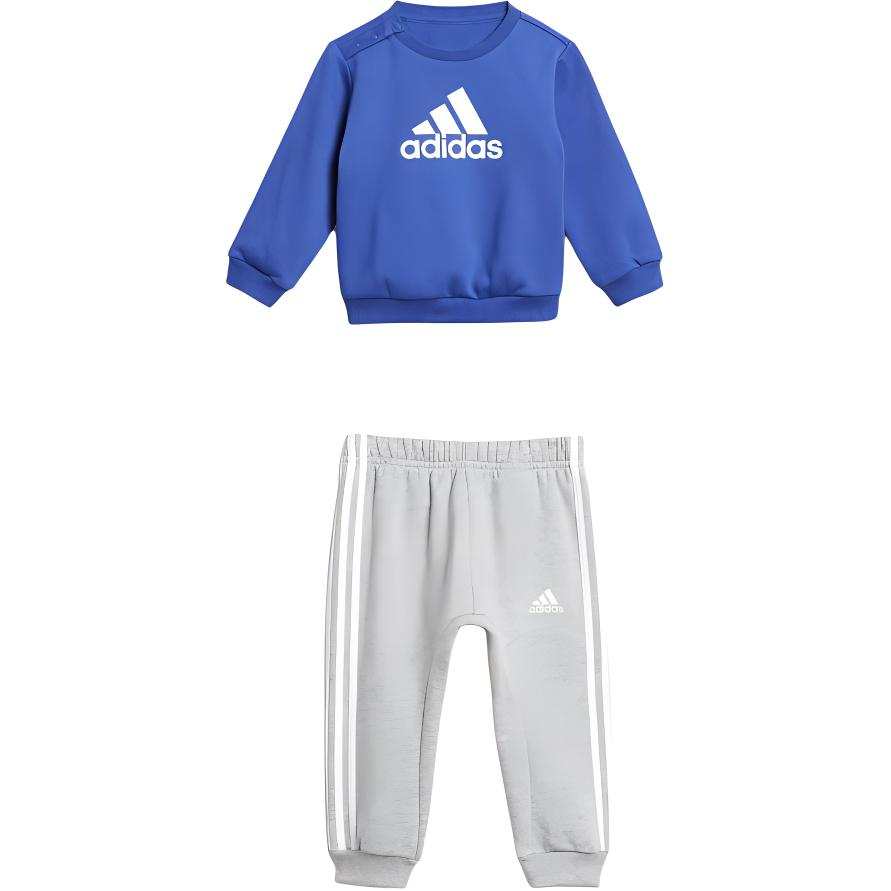 Adidas Adidas Kids Matching Sets BADGE Of SPORT JOGGER SET Semi Transparent Blue/White Infant And Toddler
