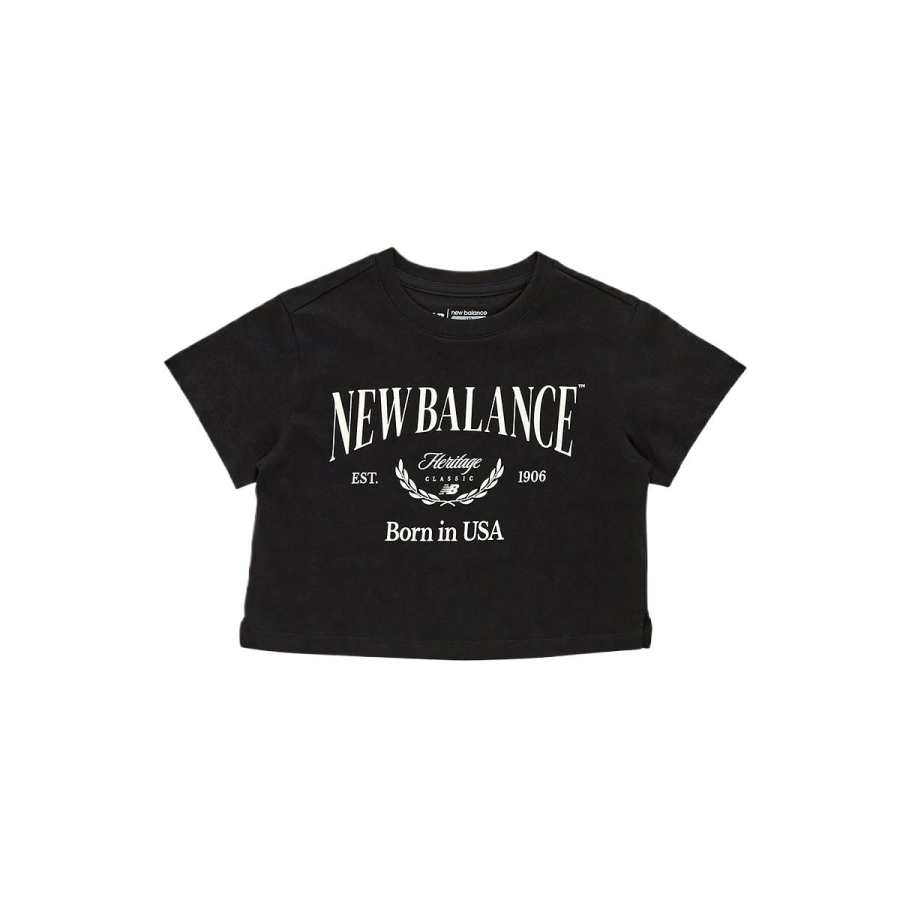New Balance New Balance 1906Heritage T Shirt Black Children Aged 3 7 Years Old