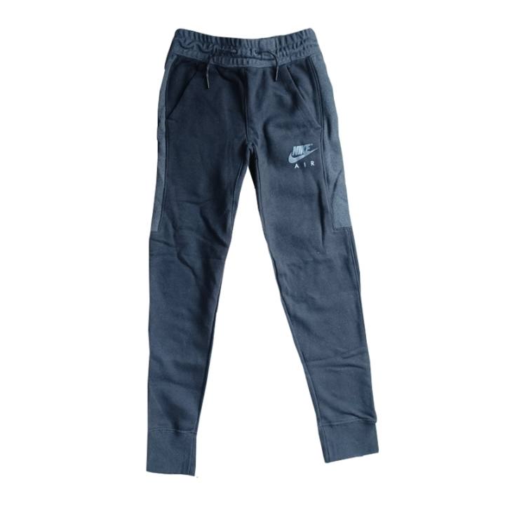 Nike Nike Knitted Sweatpants SwooshAir Thickened And Fleece Lined With Adjustable Cuff, Breathable Casual Style Black