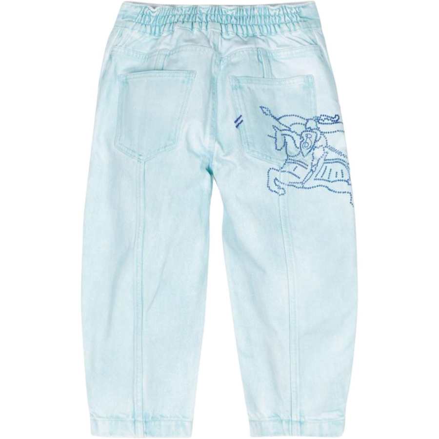Burberry Jeans FW24 Sky Blue Kids'