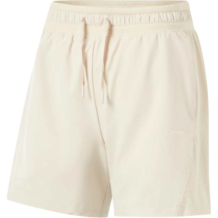 Li-Ning Li Ning Fitness Series Sports Shorts Women's Oat Gray