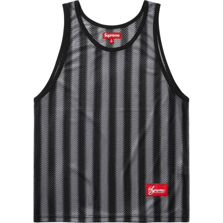 Supreme Supreme Stripe Mesh Tank Top