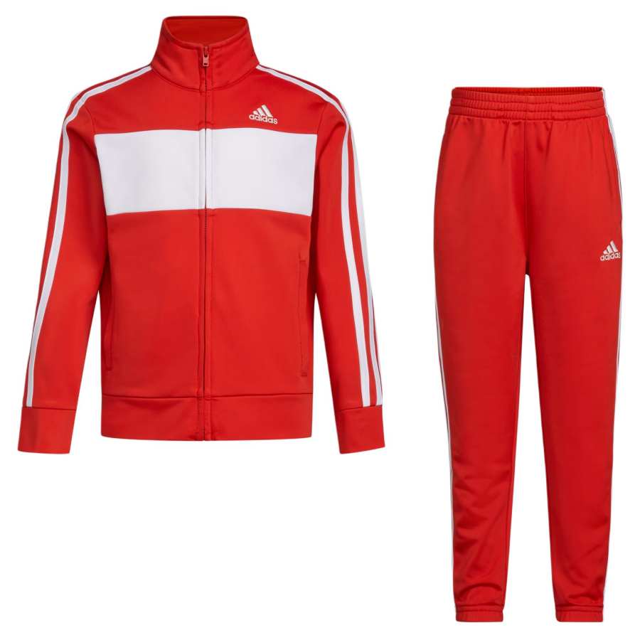 Adidas Adidas Casual Sportswear Bright Red Children Aged 3 7 Years Old