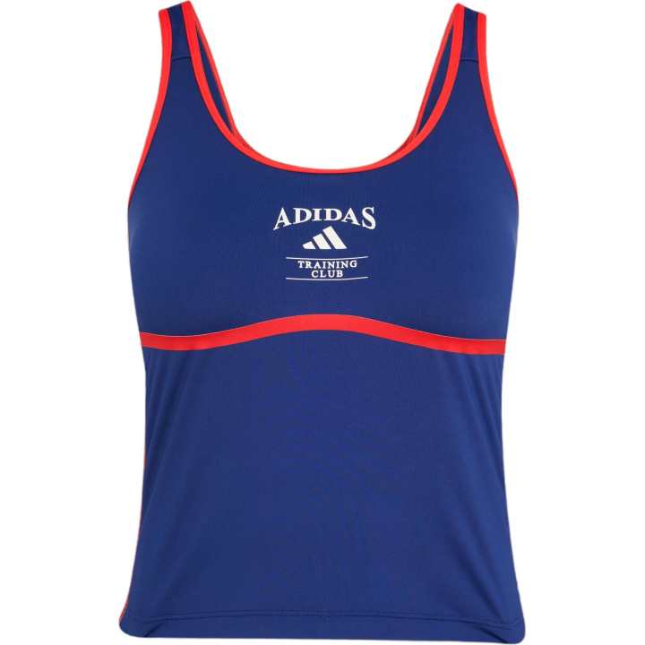 Adidas Adidas Free Shipping With AdiClub Heritage Tank Top With Integrated Low Support Bra
