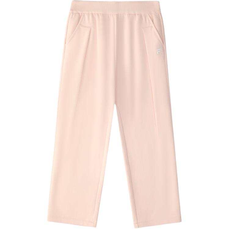 FILA KIDS Knitted Sweatpants Cherry Blossom Mist Pink Teenagers