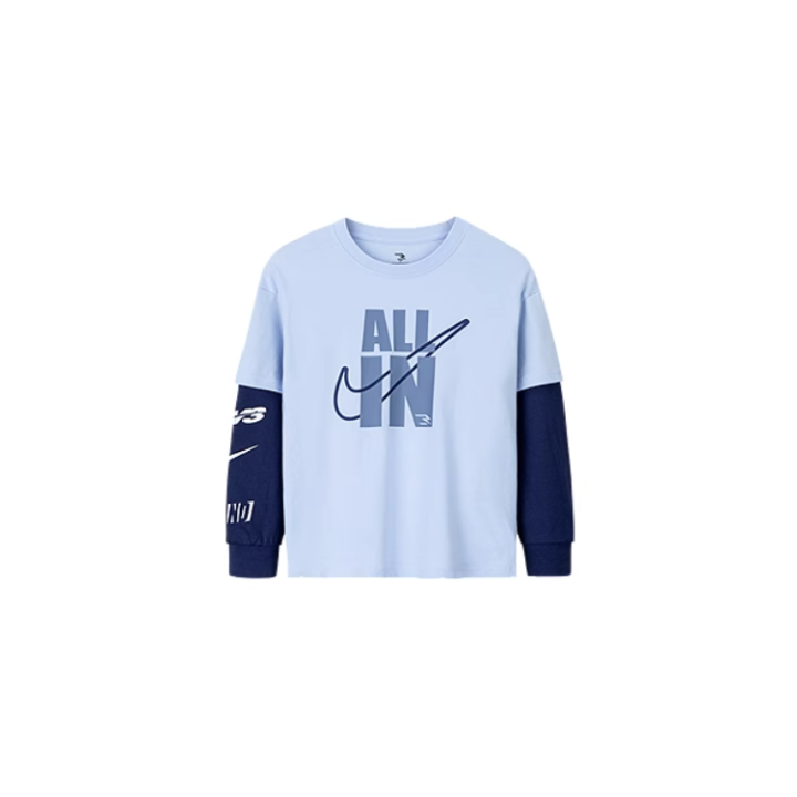 Nike Nike T Shirt Heather Blue Kids'