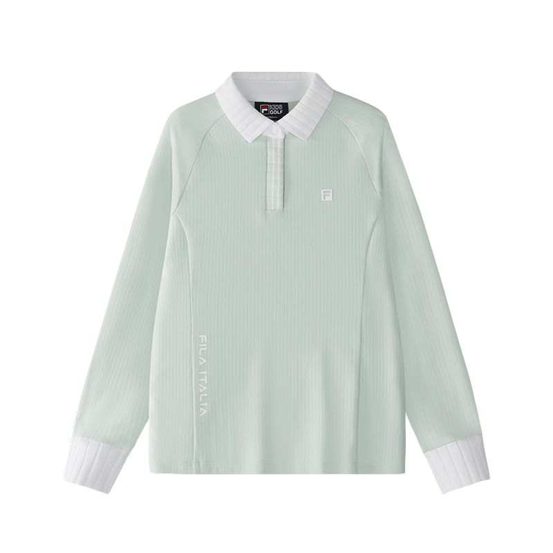 FILA KIDS T Shirt Transparent Aqua Green Teenagers