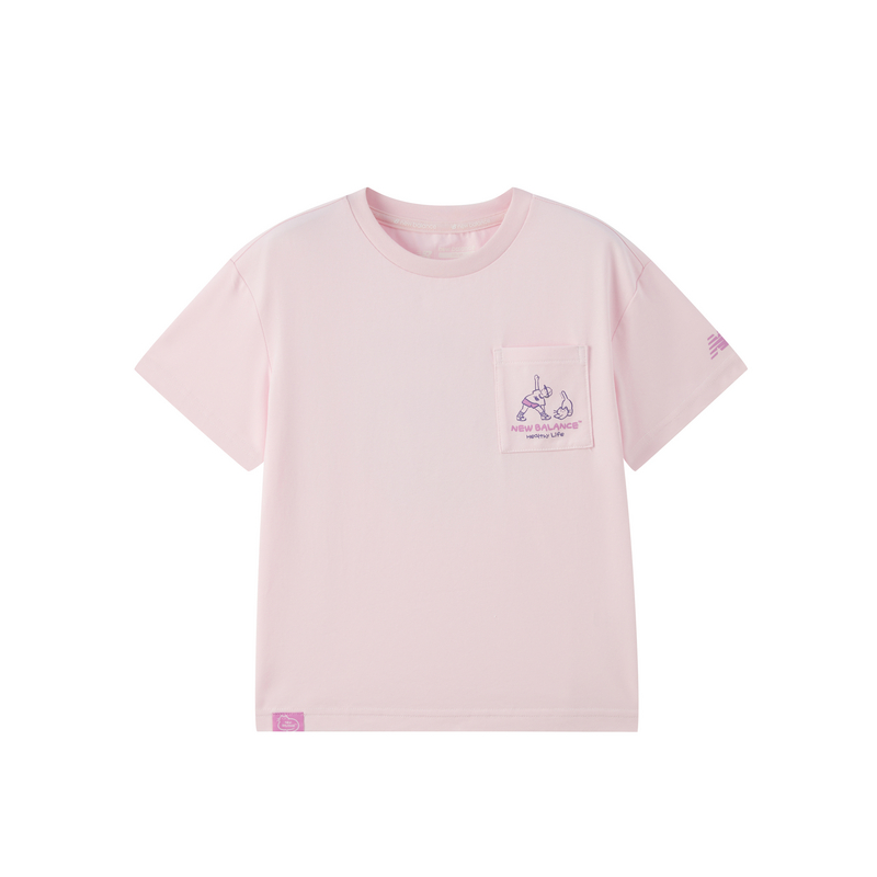 New Balance New Balance T Shirt Light Purple Children Aged 3 7 Years Old