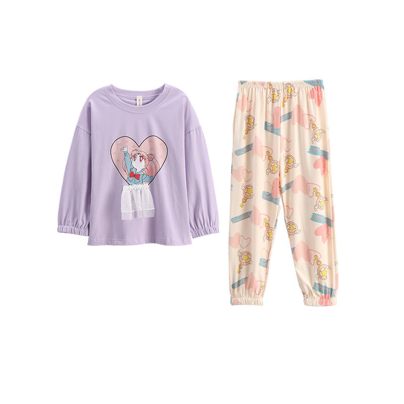 FENTENG Kids Loungewear Sets Crew Neck Moderate