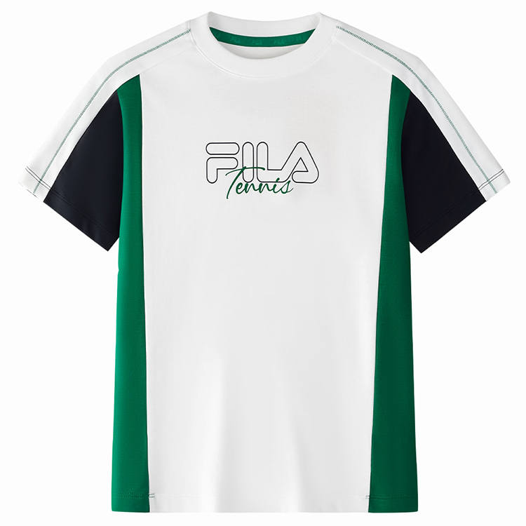 FILA KIDS T Shirt Jade White Teenagers