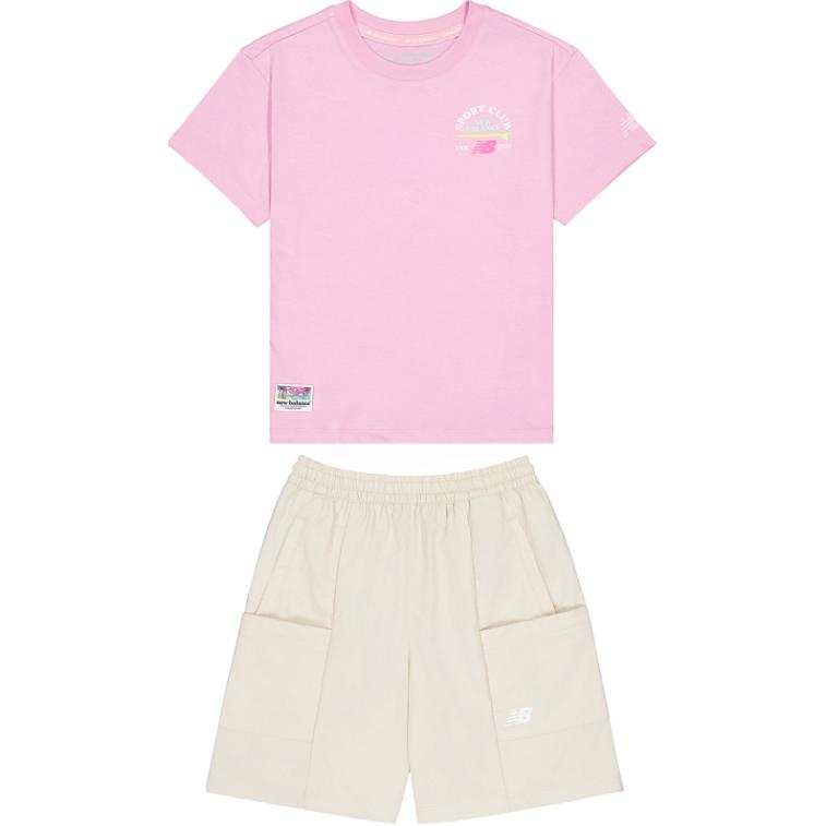 New Balance New Balance Kids Casual Sportswear Crew Neck Moderate