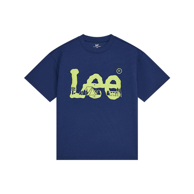 LEE KIDS T Shirts Crew Neck Moderate