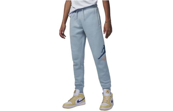 Jordan Jordan MJ Baseline Fleece Pants Knitted Sweatpants Kids' Blue Gray