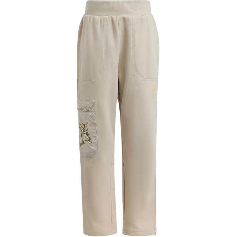 Adidas Adidas x DISHINI,LIANMINGKUAN Casual Pants SS24 DISNEY LION KING PANTS Beige Kids'