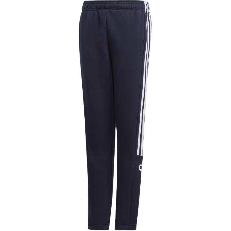 Adidas Adidas Knitted Sweatpants Fleece Lined Casual Comfortable Blue Teenagers