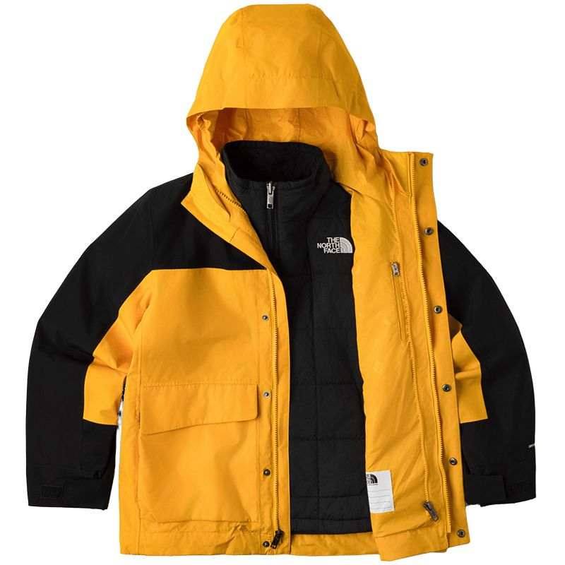 THE NORTH FACE Windbreaker Jacket Starburst Gold Teenagers