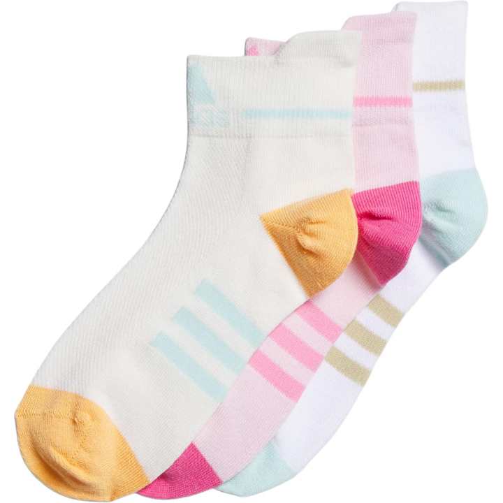 Adidas Adidas Socks 3 Pack Clear Pink/White/Jade White Kids'