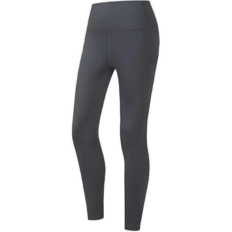 361° Her Collection, Solid Color Fleece Lined Slim Fit Butt Lifting Sports Pants Women's Tranquil Gray