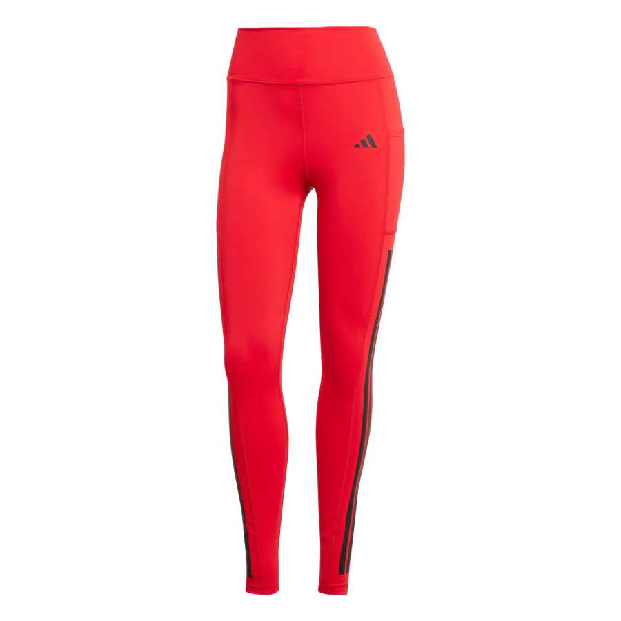 Adidas Adidas Free Shipping With AdiClub Optime 3 Stripes Full Length Leggings