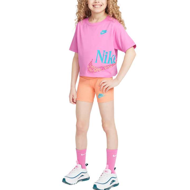 Nike Nike Casual Sportswear SS25 Set Apricot Agate Children Aged 3 7 Years Old