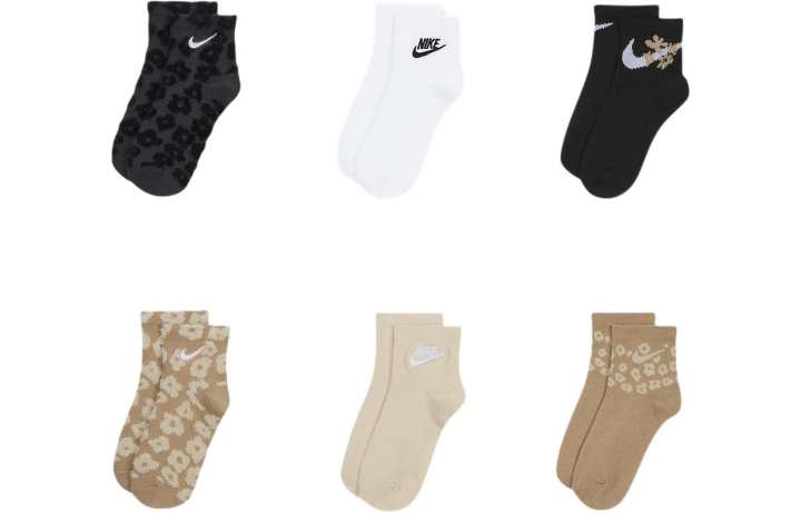 Nike Nike Kids' Apparel Fashion Ankle Socks 6 Pack Kids'