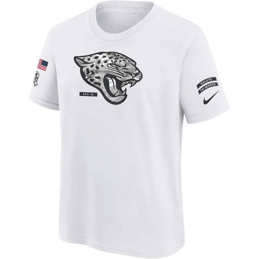 Nike Nike Dri FitNFL Jacksonville Jaguars Salute To Service Primary Edge Legend T Shirt White Teenagers