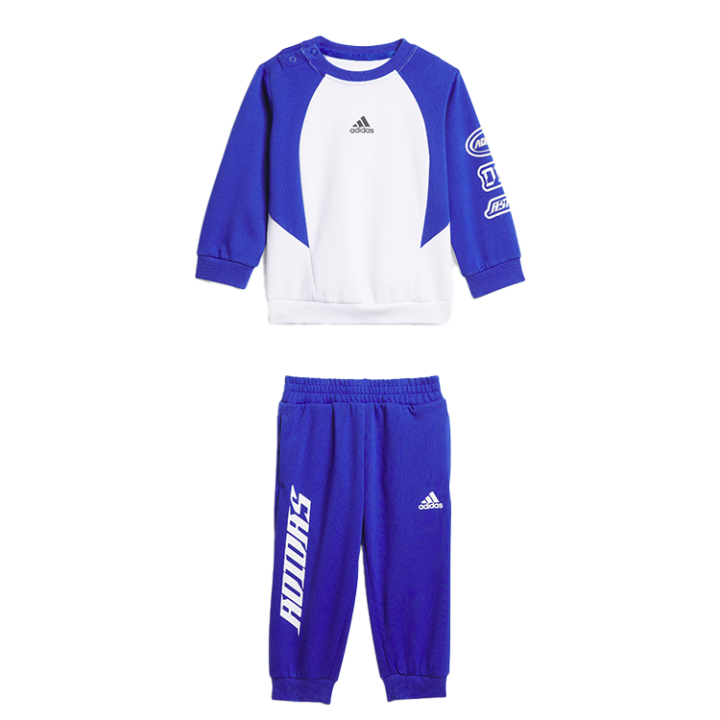 Adidas Adidas Kids Matching Sets Semi Neon Blue/White Infant And Toddler