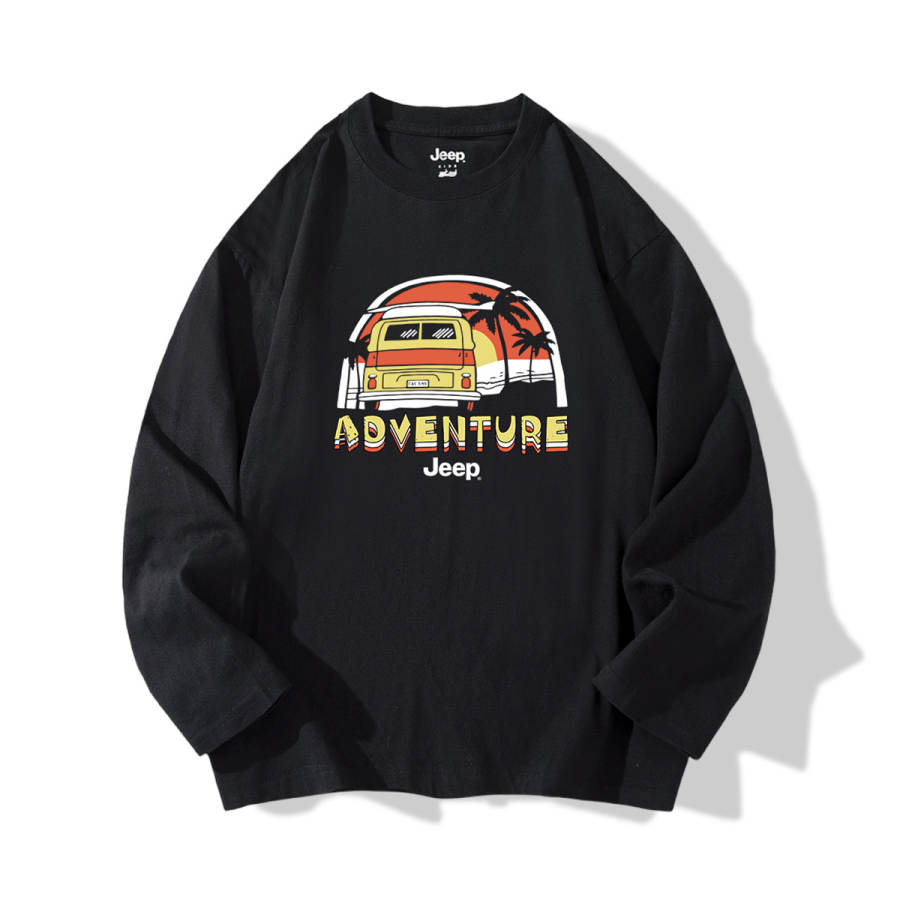 Jeep Grade School T Shirts Crew Neck Moderate
