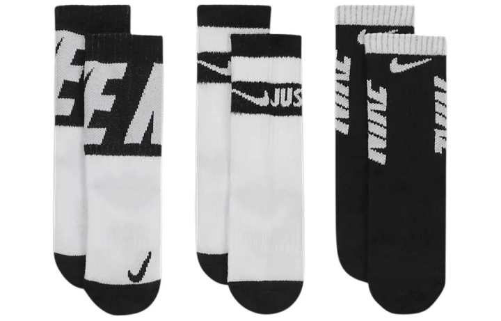 Nike Nike Sportswear Baby Socks 3 Pack Black Infant And Toddler