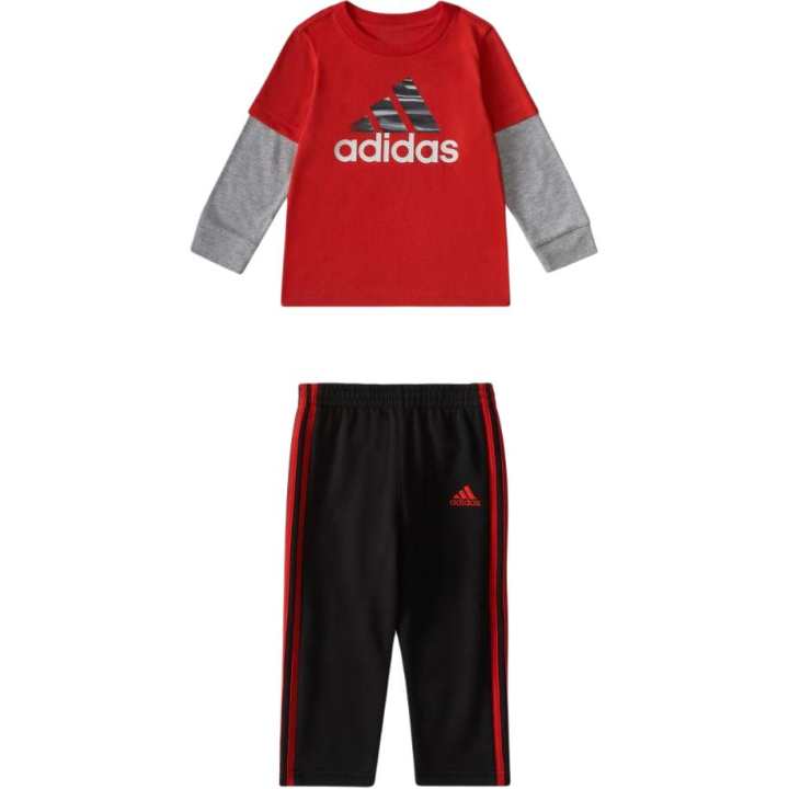 Adidas Adidas Kids Matching Sets Scarlet Infant And Toddler